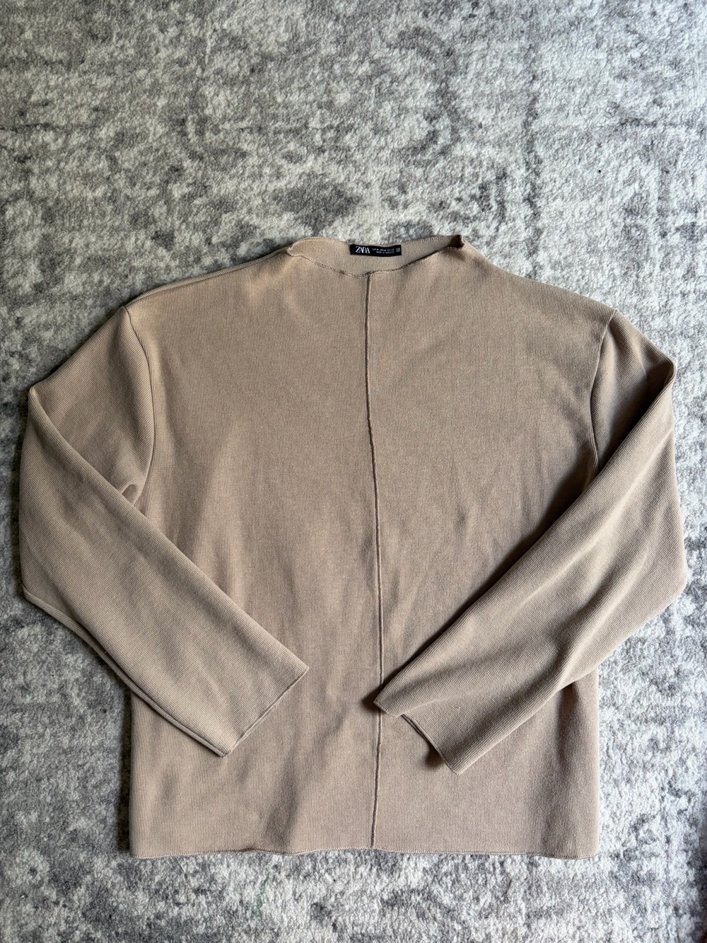 Zara Women’s Crewneck Sweater - Beige Taupe